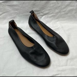 Everlane The Italian Leather Day Glove Black Flat Shoes Size 10.5